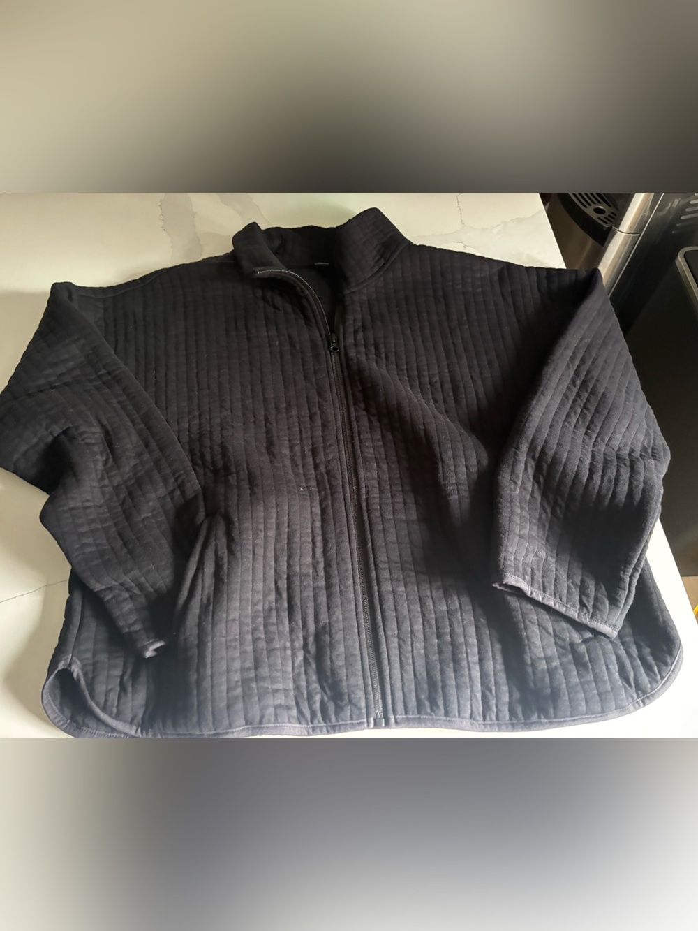 GapFit Quilted Jacquard Jacket